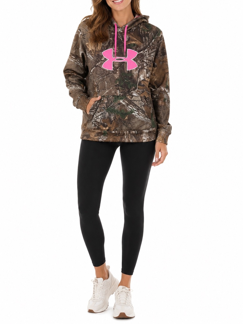 Under Armour Real Tree Fleece Line Sweatshirt Size Large